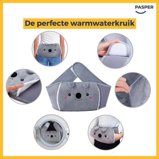 Buidel kruik met hoes - warmteband
