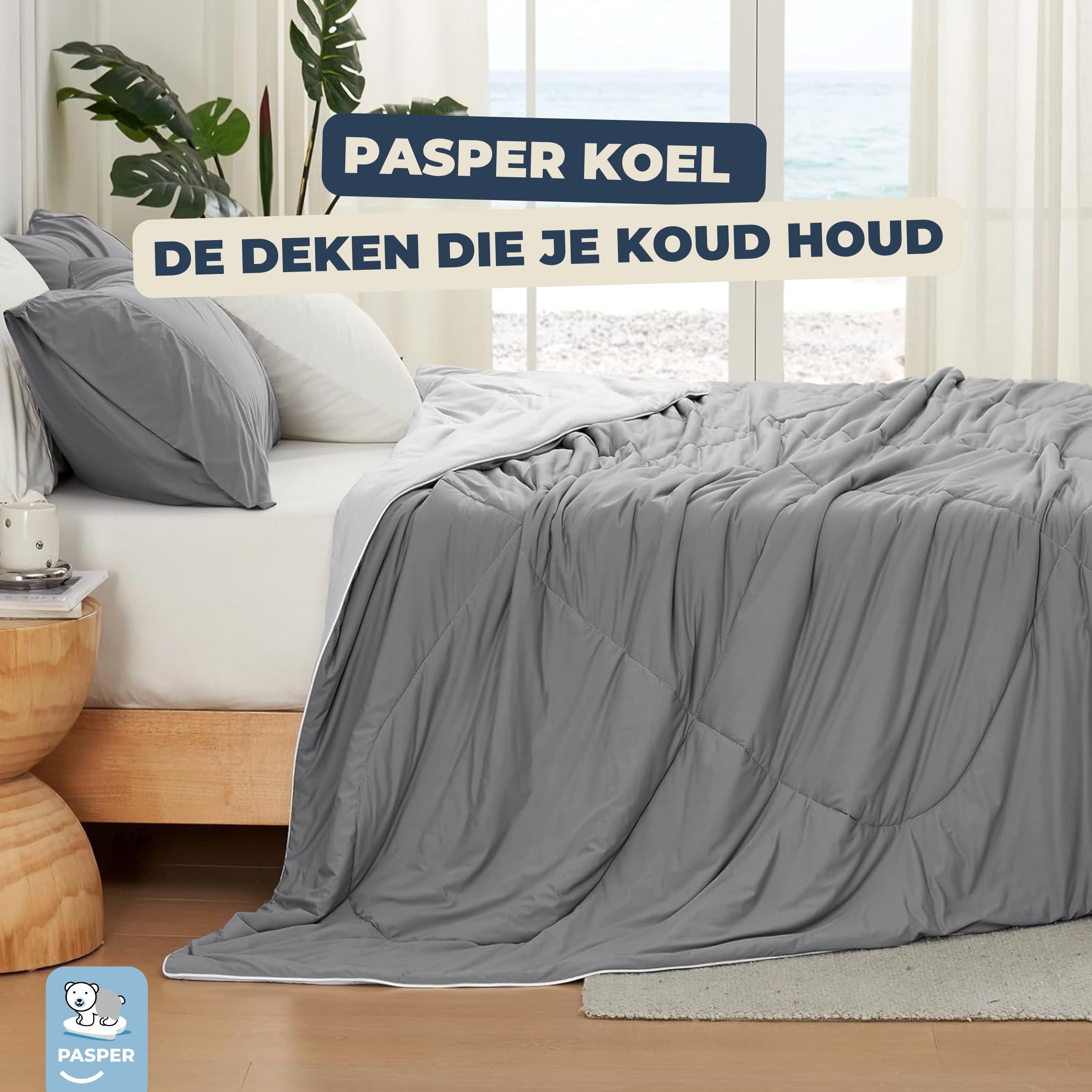 Pasper Verkoelende Gewichtsdeken – Koel slapen met extra comfort